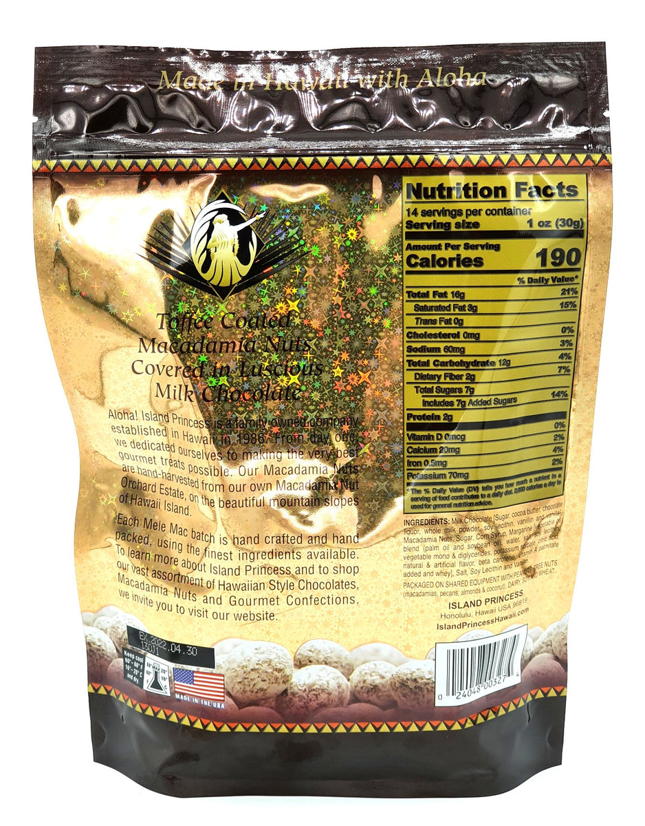 Milk Chocolate Toffee Coated Macadamia Nuts – Lin's Hawaiian Snacks