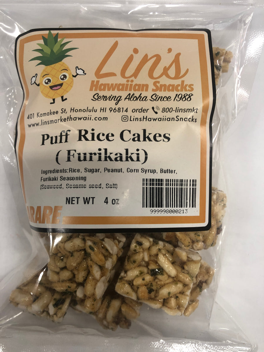 Puff Rice Cake( Furikake) – Lin's Hawaiian Snacks
