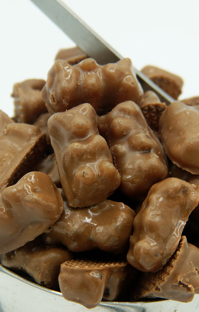 Chocolate Gummy Bear Clusters – Hercules Candy and Chocolate Shop