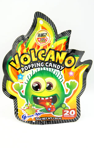 Volcano Popping Candy (Green Apple)
