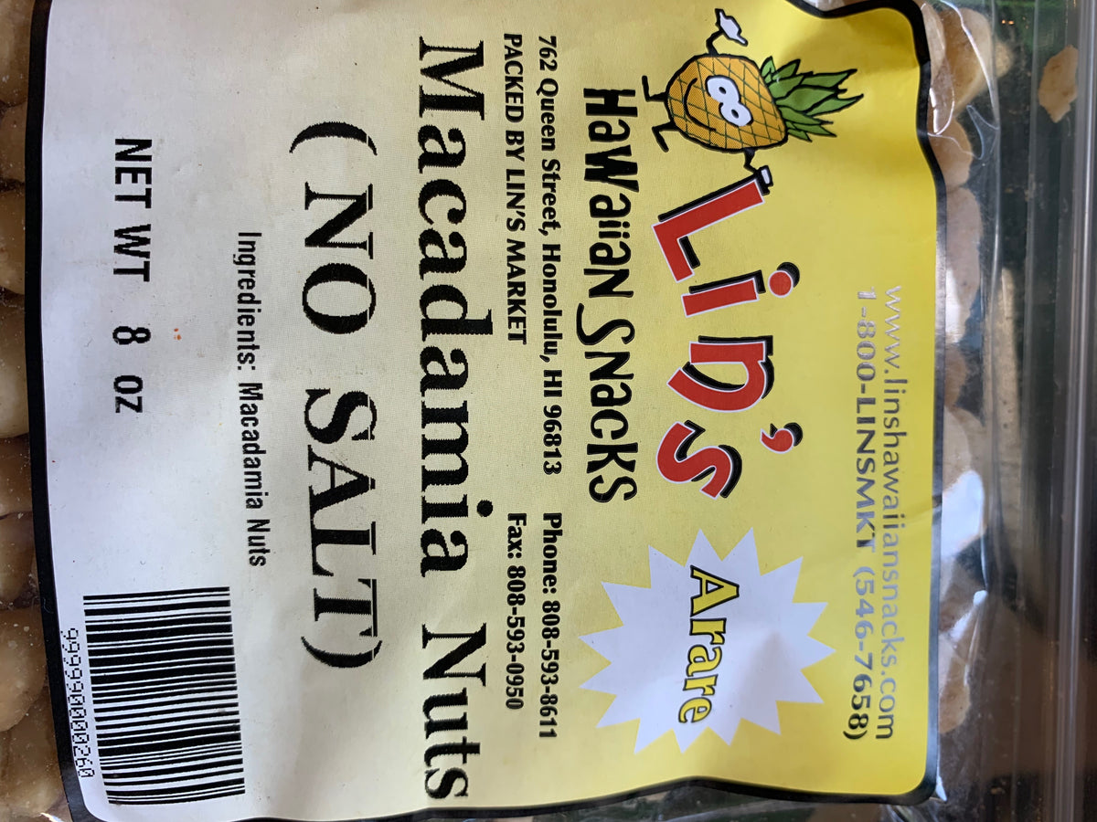 Macadamia Nuts (No Salt)